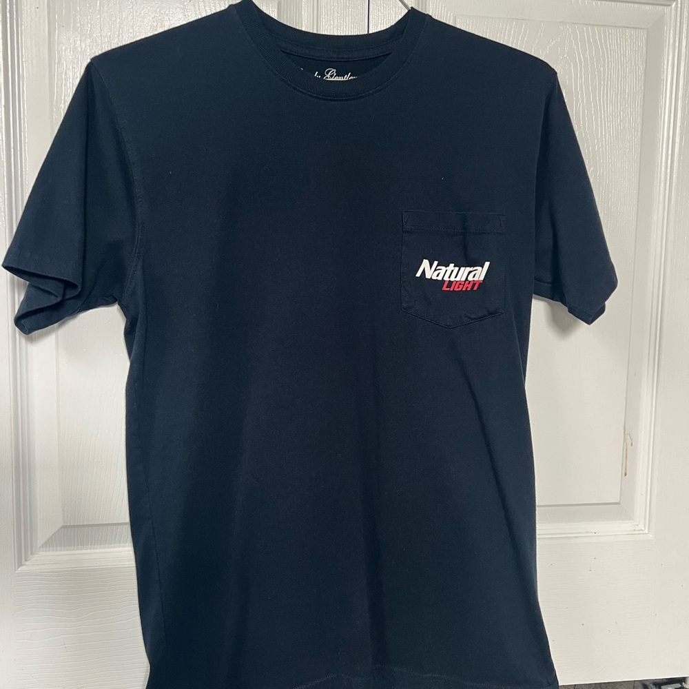 Rowdy gentleman natural light navy t shirt